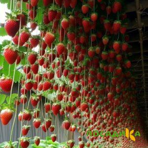 Клубника ампельная Анастасия купить по цене от 370р. в интернет-магазине «Посадика» с доставкой почтой в в Марксе и по всей России – [изображение №1].
